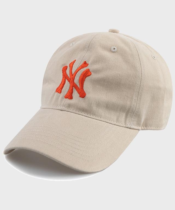 Unique NY COTTON BALL CAP-LIGHT BEIGE