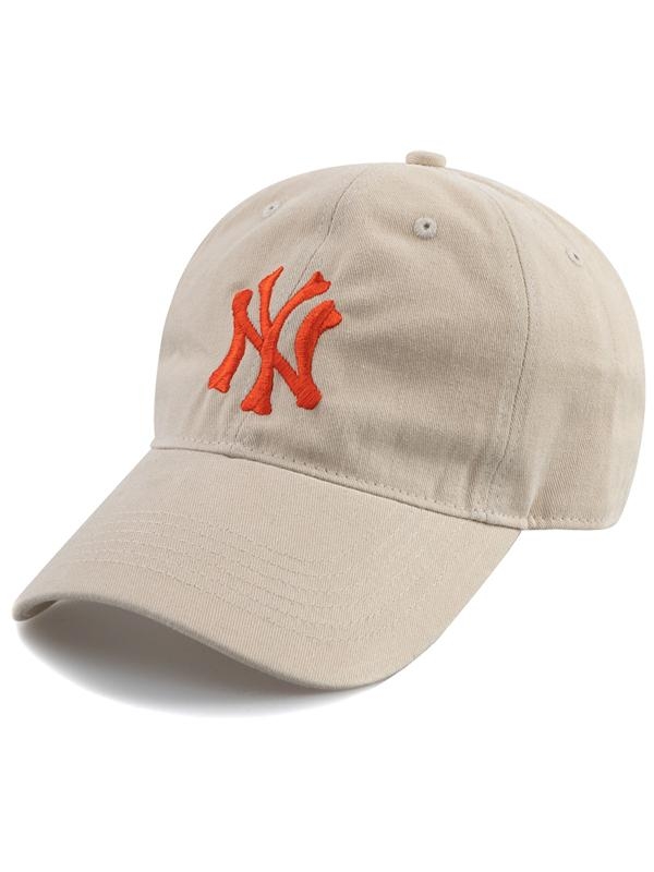 Unique NY COTTON BALL CAP-LIGHT BEIGE