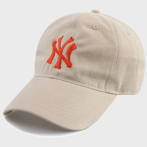 Unique NY COTTON BALL CAP-LIGHT BEIGE