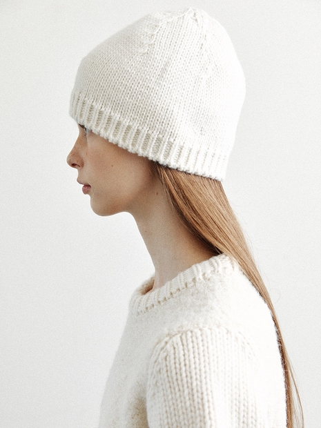 soft wool basic beanie (2colors)