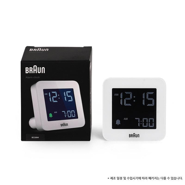 [BRAUN] BC09W 공용 탁상시계