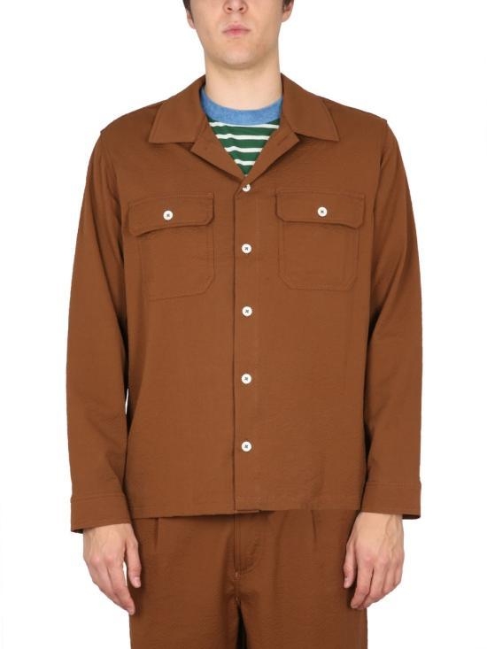 [해외배송] 23SS 하울린 긴팔 셔츠 MAGICWORKSHIRT WALNUT BROWN