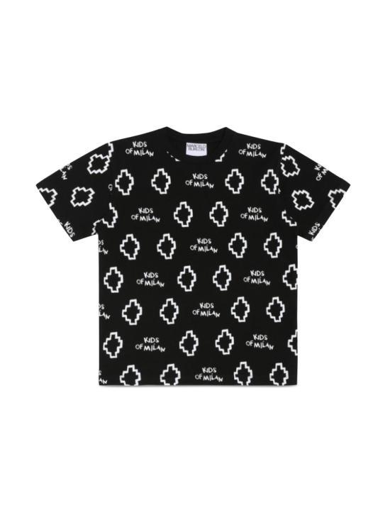 [해외배송] 22SS  키즈  마르셀로 불론 티셔츠 CBAA001K S22JER0021001 BLACK