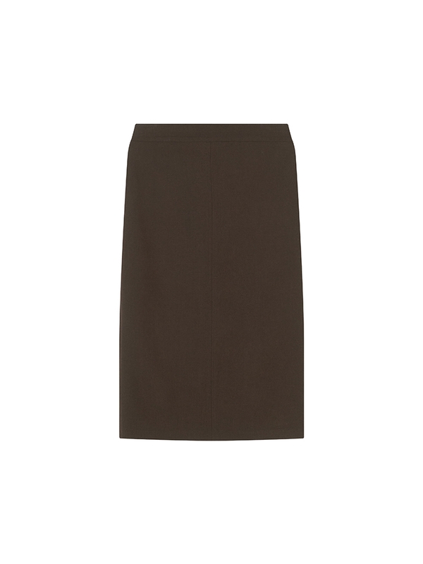 Novelle Stitch Skirt _ Brown