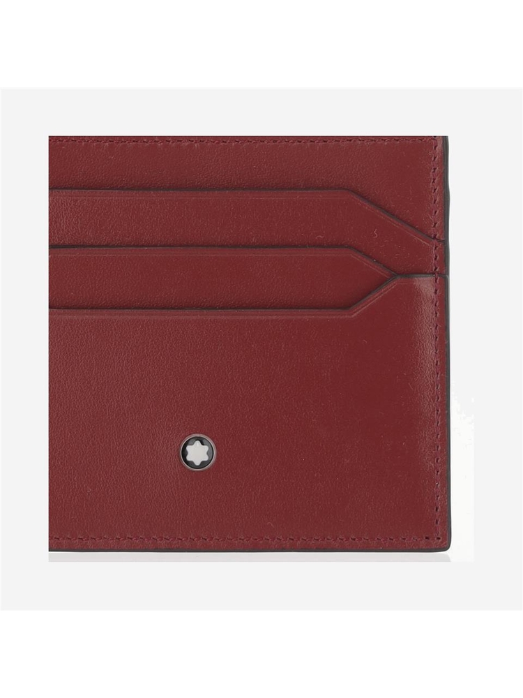 몽블랑 FW24 Montblanc Wallets Red 198809RUSSET Red