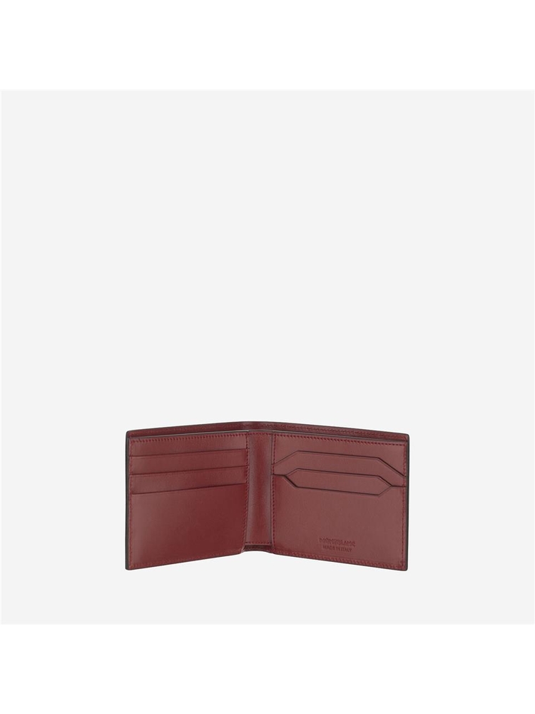 몽블랑 FW24 Montblanc Wallets Red 198805RUSSET Red