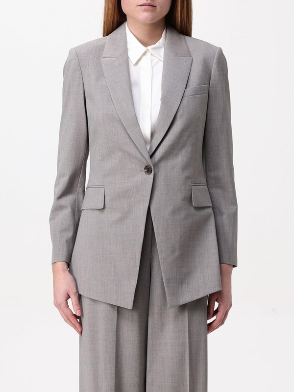 띠어리 FW24 Blazer donna Theory H0101113 PFA Beige