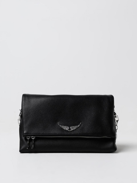 쟈딕 앤 볼테르 FW24 Rocky Zadig & Voltaire bag in grained leather LWBA00008 001 Black