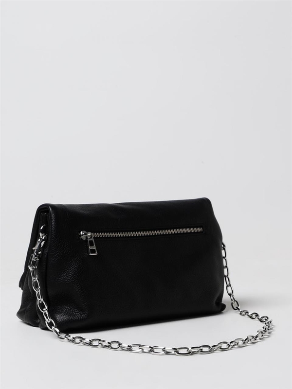 쟈딕 앤 볼테르 FW24 Rocky Zadig & Voltaire bag in grained leather LWBA00008 001 Black