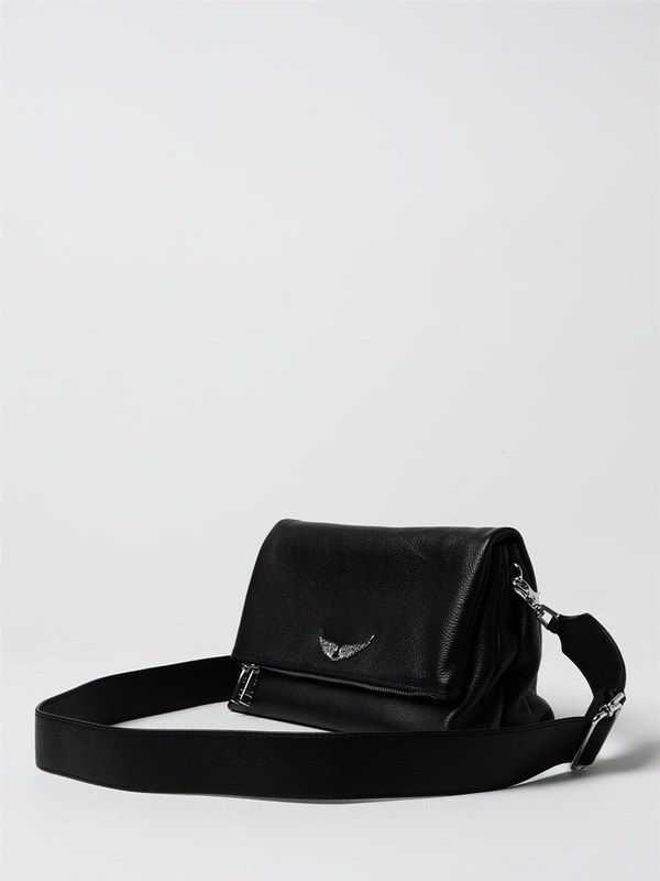 쟈딕 앤 볼테르 FW24 Rocky Zadig & Voltaire bag in grained leather LWBA00008 001 Black