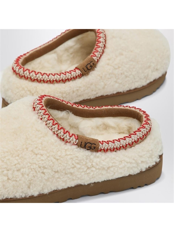 어그 FW24 UGG Tasman Maxi Curly natural-coloured slipper 1158356EF Beige