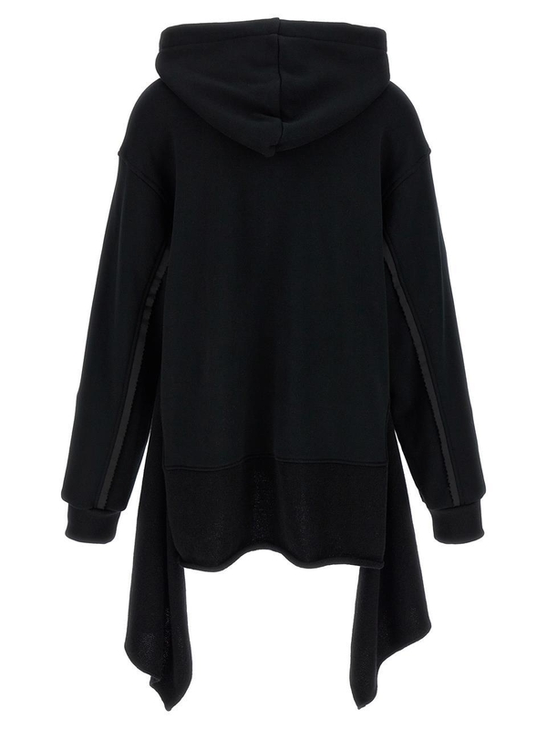 언더커버 FW24 Two-material hoodie UC2D18012BLACK Black  