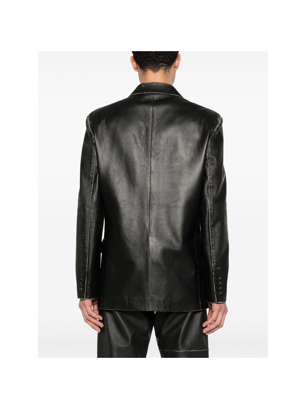 더 로우 FW24 Leather Outerwear The Row 793 L274 BLK BLACK