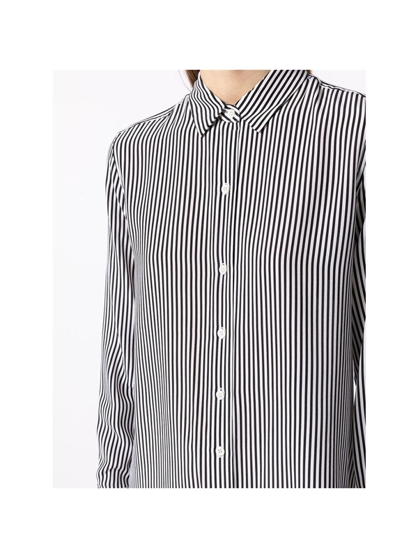 이큅먼트 SS25 Shirt Equipment Q2982-E900  WHIBK WHITE/BLACK