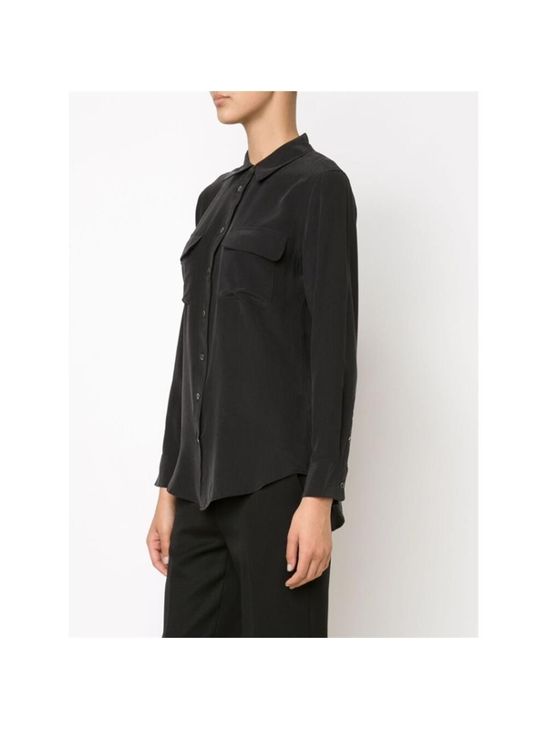 이큅먼트 SS25 Shirt Equipment Q23-E231  TRUBK BLACK