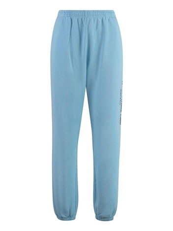 스포티앤리치 SS23 Logo print sweatpants SW843HO_H2ONAVY Light Blue