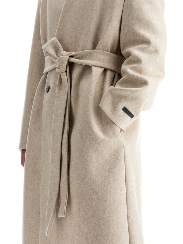 피어 오브 갓 FW24 maxi coat without lapels FG24FW30 624MIW BLUSH