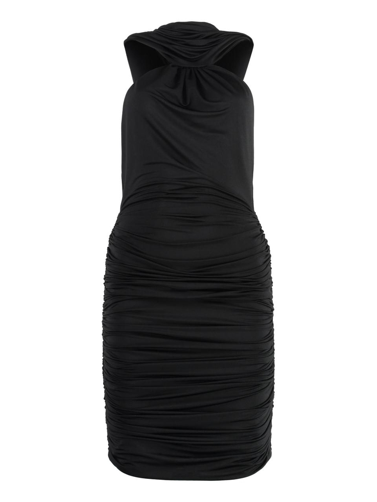 쥬세페디모라비토 SS24 Draped dress 02PSDR34402267_99 black