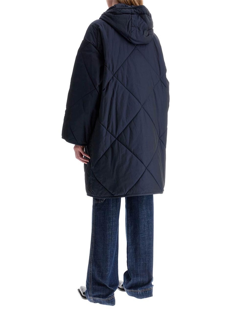 위켄드 막스마라 FW24 water-repellent t GIUNTO NAVY