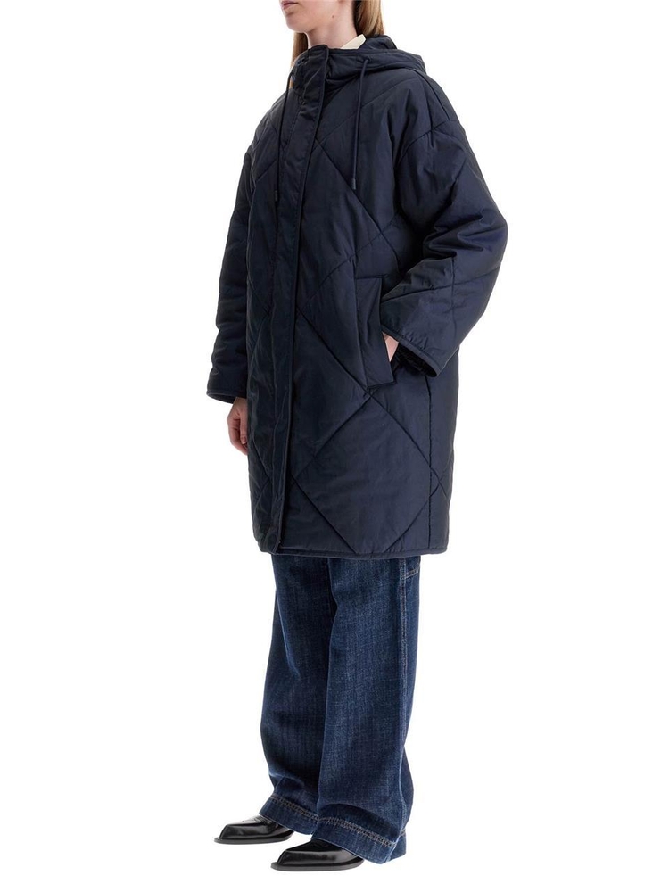 위켄드 막스마라 FW24 water-repellent t GIUNTO NAVY