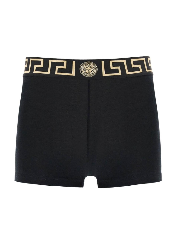 베르사체 FW24 form-fitting boxer briefs 1008599 1A10011 BLACK