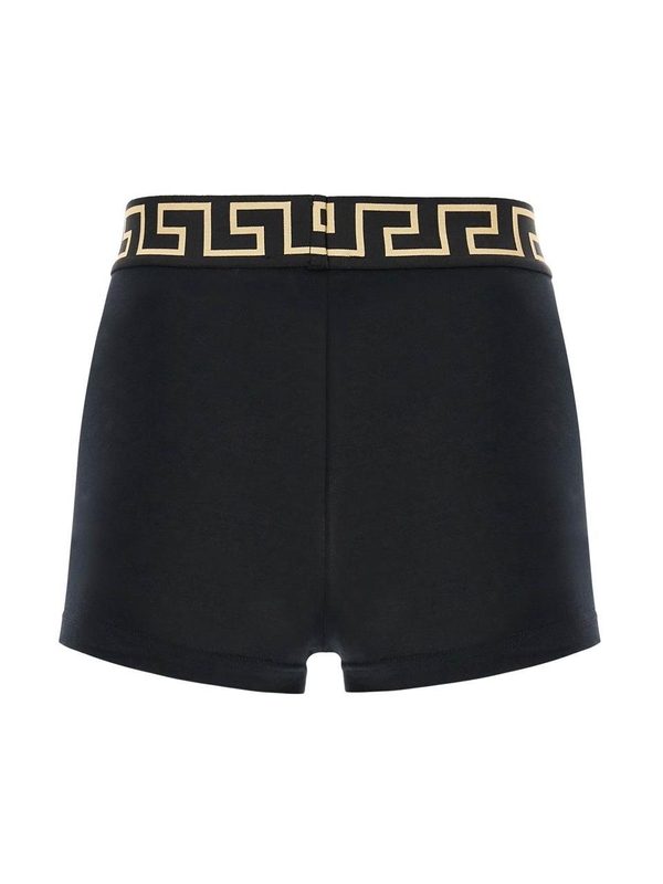 베르사체 FW24 form-fitting boxer briefs 1008599 1A10011 BLACK