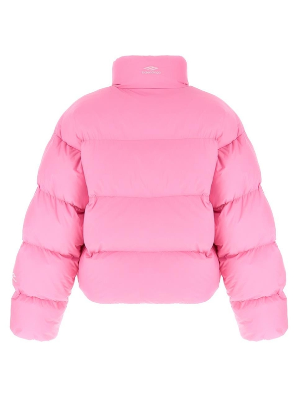 발렌시아가 FW24 Cropped puffer jacket 809489TNO125630 Pink