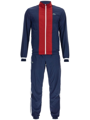 라코스테 FW24 in mesh\n\nsporty jumpsuit WH7581 EJ NAVY BLUE ORA WHITE