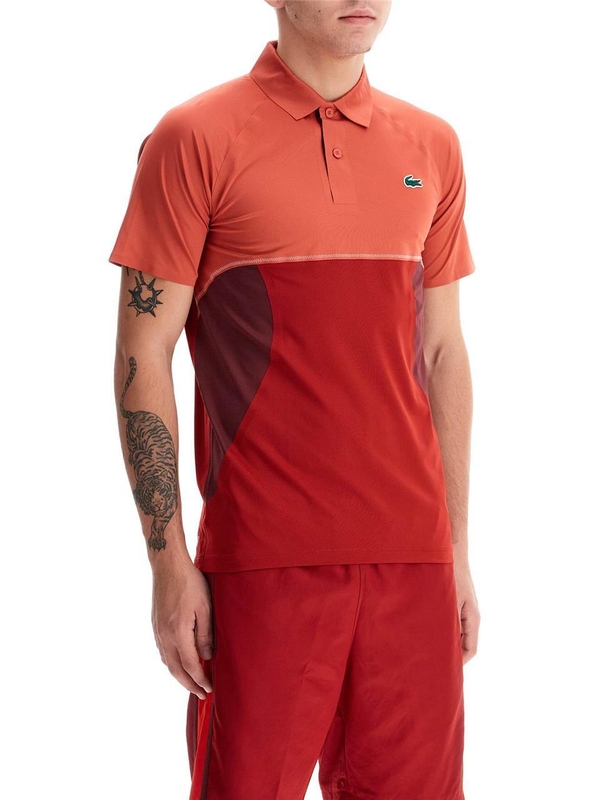 라코스테 FW24 ultra-dry sport polo DH7360 YA SIERRA RED ORA SPLEEN