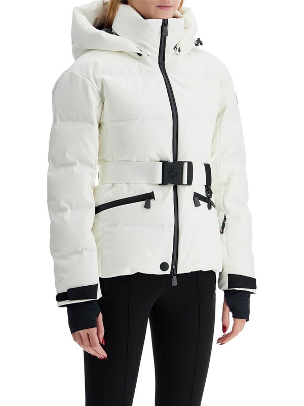 몽클레르 그레노블 FW24 tolima ski down jacket with belt 1A000 31 5799A CREAM