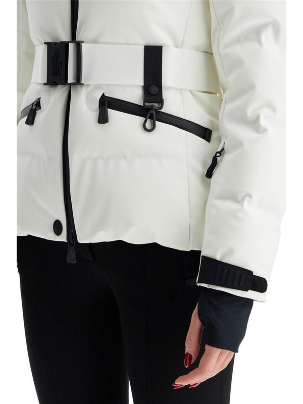 몽클레르 그레노블 FW24 tolima ski down jacket with belt 1A000 31 5799A CREAM