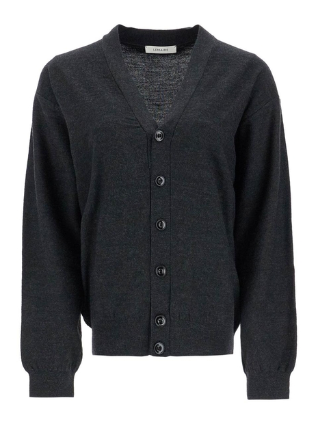 르메르 FW24 convertible wool cardigan for all TO1082 LK087 ANTHRACITE