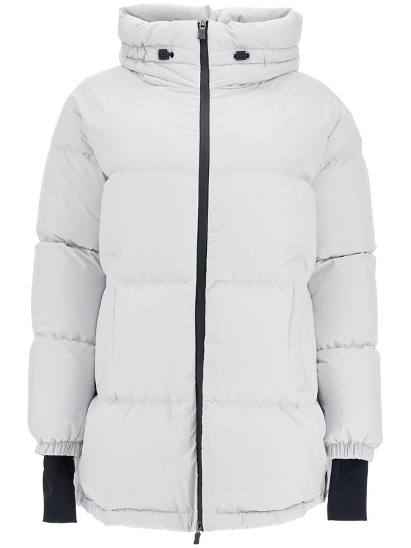 에르노 라미나르 FW24 long down jacket in gore-tex in PI00370DL 11106 LATTE