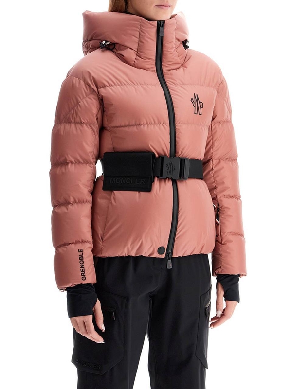 몽클레르 그레노블 FW24 bouquetin hooded puffer jacket 1A000 60 5399E PASTEL PINK