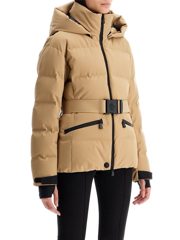 몽클레르 그레노블 FW24 tolima belted ski down jacket 1A000 31 53066 OPEN BEIGE