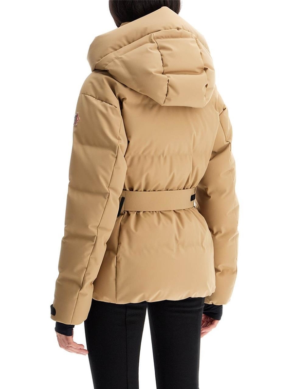 몽클레르 그레노블 FW24 tolima belted ski down jacket 1A000 31 53066 OPEN BEIGE