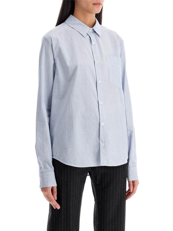 팔로마 울 FW24 striped shirt TM5702120 BLUE