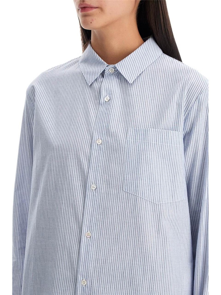 팔로마 울 FW24 striped shirt TM5702120 BLUE