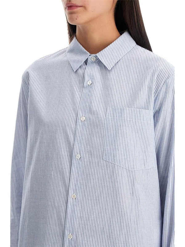 팔로마 울 FW24 striped shirt TM5702120 BLUE