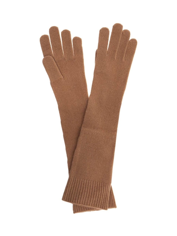 토템 FW24 long wool and cashmere gloves 244 WSG0009 YA0004 CAMEL 033