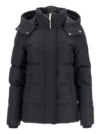 무스너클 FW24 cloud 3q down jacket with she M34LJ179S BLK W/BLK SH