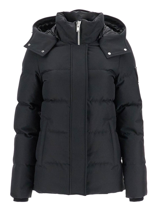 무스너클 FW24 cloud 3q down jacket with she M34LJ179S BLK W/BLK SH