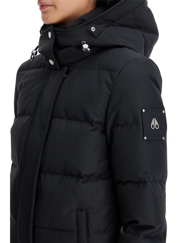 무스너클 FW24 cloud 3q down jacket with she M34LJ179S BLK W/BLK SH