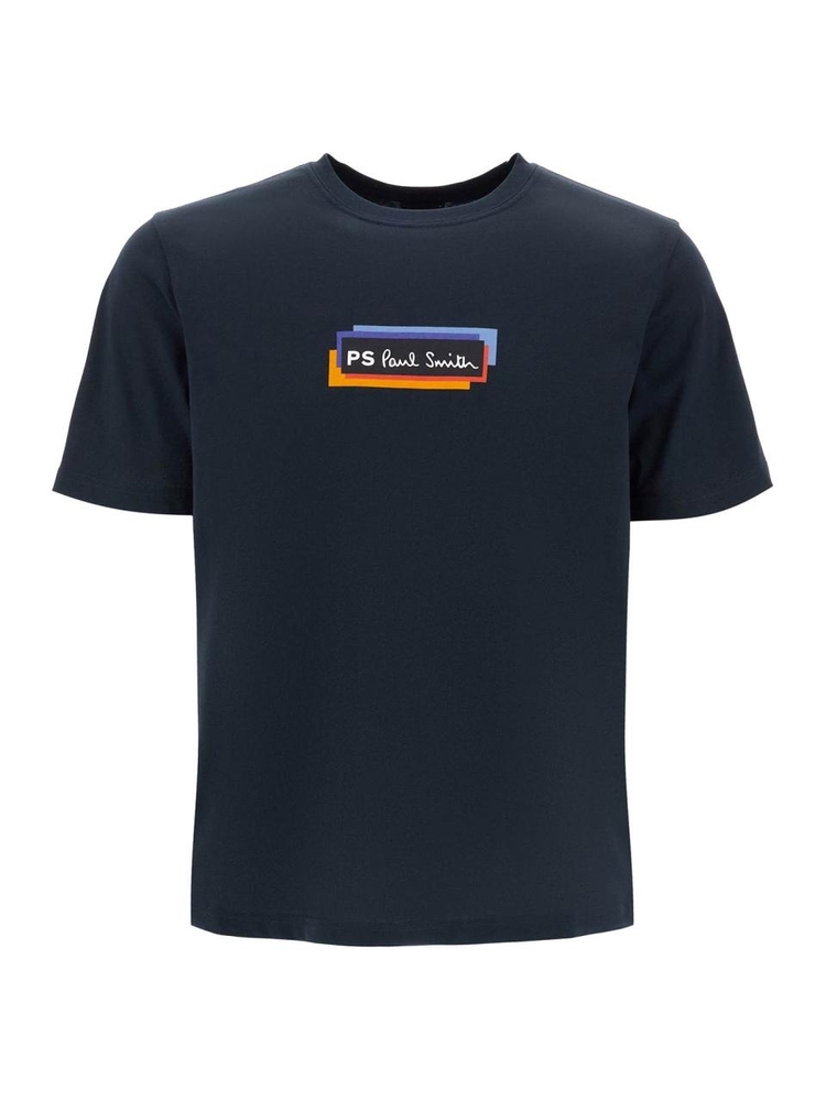 폴 스미스 FW24 t-shirt with logo print M2R 011R NP4808 VERY DARK NAVY