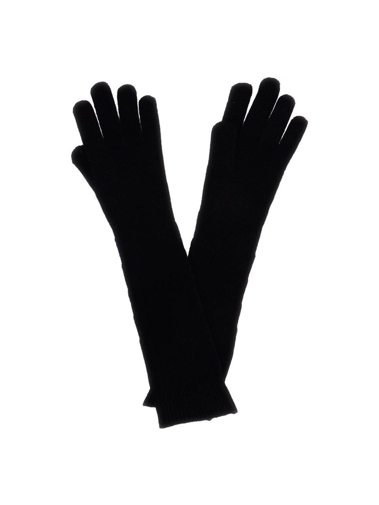 토템 FW24 long wool and cashmere gloves 244 WSG0009 YA0004 BLACK 001