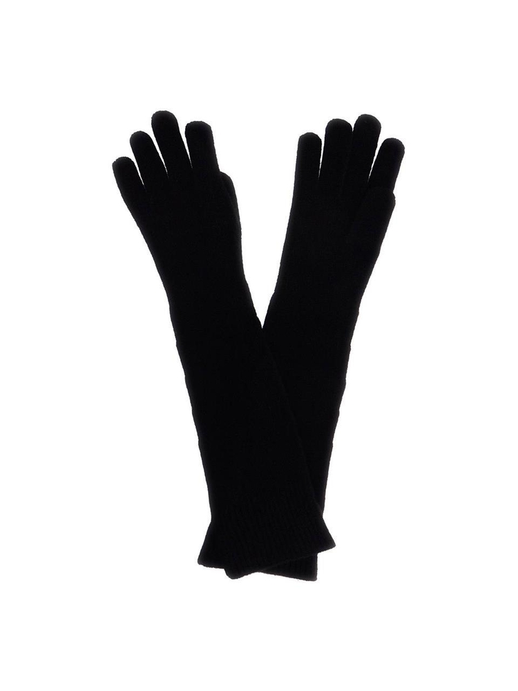 토템 FW24 long wool and cashmere gloves 244 WSG0009 YA0004 BLACK 001