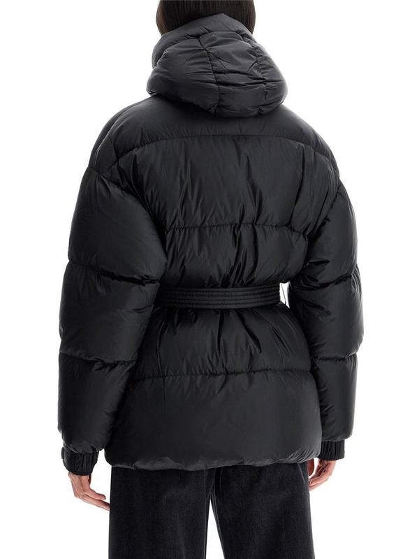 옌키옌키 FW24 michlin belted down jacket MICHLIN LEON BLACK