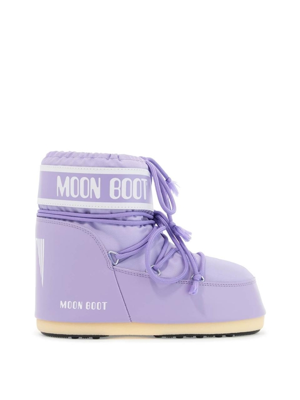 문 부츠 FW24 icon low nylon snow boots for women 80D1409340 LILAC