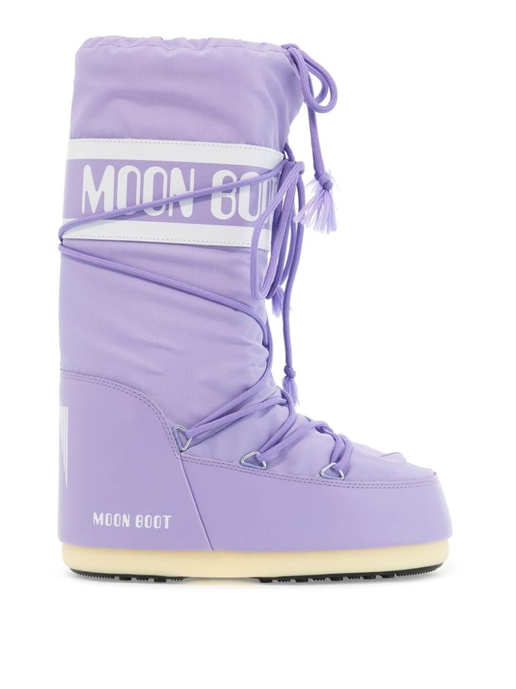 문 부츠 FW24 icon nylon snow boots 80D1400440 LILAC