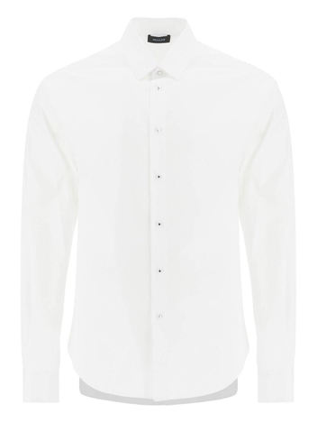 뮈글러 FW24 poplin shirt for men 24F1TO0723299 OFF WHITE